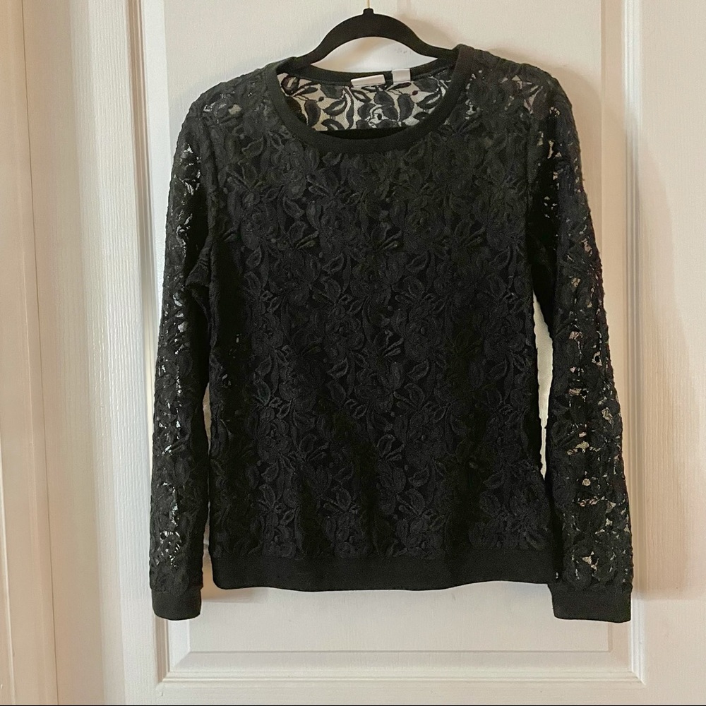 3/$20 Cato lace sweater